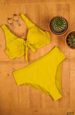 ZEN Plus Size Μαγιό Ψηλόμεσο Slip