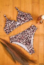 ZEN Μαγιό Brazil Ψηλόμεσο Leopar