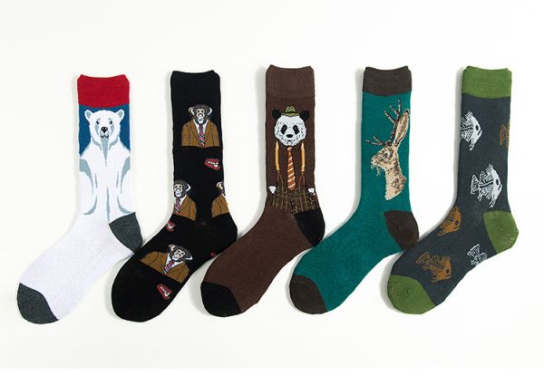 ZEN Fashion Socks Design Animals - Image 1