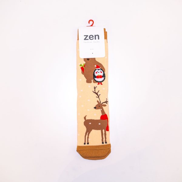 Christmas Socks Festive Animals - Image 1