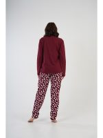 Ζen Γυναικεία Πιτζάμα Plus Size Βαμβακερή Love - Image 3
