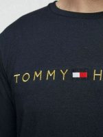 Tommy Hilfiger Ανδρική Μπλούζα Μακρυμάνικη Navy Μπλε - Image 4
