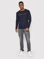Tommy Hilfiger Ανδρική Μπλούζα Μακρυμάνικη Navy Μπλε