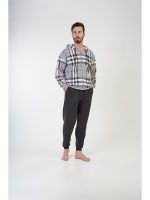 Ζen Πιτζάμα Ανδρική Fleece Με Ζακέτα - Image 4