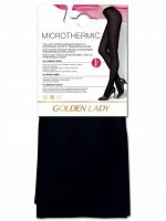 Golden Lady Γυναικείο Καλσόν Ισοθερμικό Microthermic-Μαύρο - Image 2