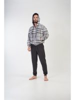 Ζen Πιτζάμα Ανδρική Fleece Με Ζακέτα - Image 3