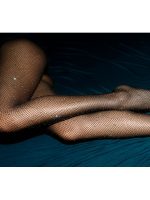 Zen Καλσόν Δίχτυ Με Strass - Μαύρο - Image 2