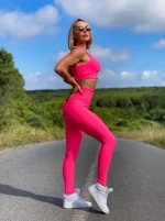 ΖΕΝ Κολάν  Push-up Neon Pink - Image 3