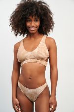 Zen Μαγιό Slip Tie Dye-Καφέ - Image 3