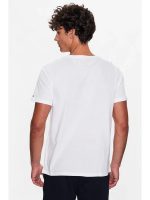 Tommy Hilfiger Ανδρικό T-shirt Λευκό Με Λογότυπο - Image 2