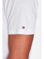 Tommy Hilfiger Ανδρικό T-shirt Λευκό Με Λογότυπο - Image 4