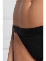 Calvin Klein Γυναικείο Brazil Ψηλόμεσο Tanga-Μαύρο - Image 2