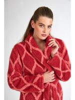 Harmony Χειμερινή Γυναικεία Fleece Ρόμπα