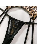 Σετ Εσώρουχα με Μπανέλα Leopar - Image 4