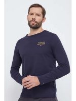 Tommy Hilfiger Ανδρικό Μακρυμάνικο Μπλουζάκι-Μπλέ - Image 3