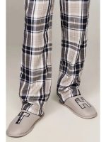 Tommy Hilfiger Ανδρικό Σετ Πιτζάμες Με Παντόφλες-Μπλέ - Image 4