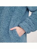 Muydemi Γυναικεία Ζακέτα Fleece-Γαλάζια - Image 2