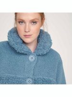 Muydemi Γυναικεία Ζακέτα Fleece-Γαλάζια - Image 3