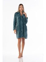 Γυναικεία Ρόμπα Fleece Με Κουμπιά - Image 2
