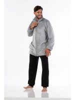 Ανδρική Ρόμπα Fleece-Γκρί - Image 2