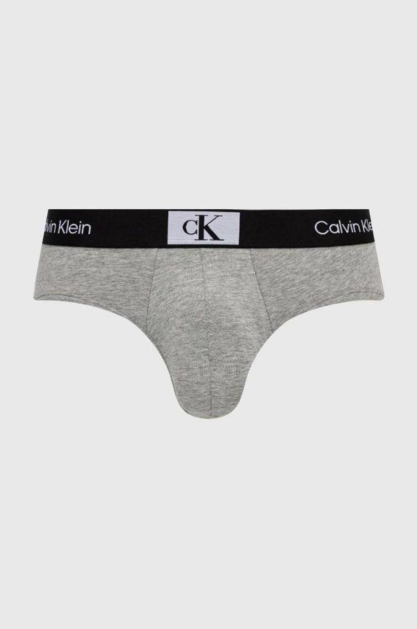 Calvin Klein Slip 3 Pack- Black, Gray ,White - Image 3