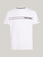 Tommy Hilfiger Ανδρικό T-Shirt -Λευκό 3196-YBR - Image 3