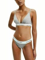 Calvin Klein Γυναικείο Bralette Σουτιέν-Γκρί - Image 4