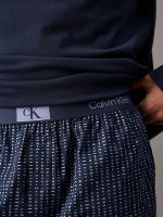 Calvin Klein Ανδρική Πιτζάμα Βαμβακερή - Μπλε - Image 2