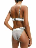 Calvin Klein Γυναικείο Bralette Σουτιέν-Γκρί - Image 2