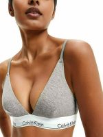 Calvin Klein Γυναικείο Bralette Σουτιέν-Γκρί