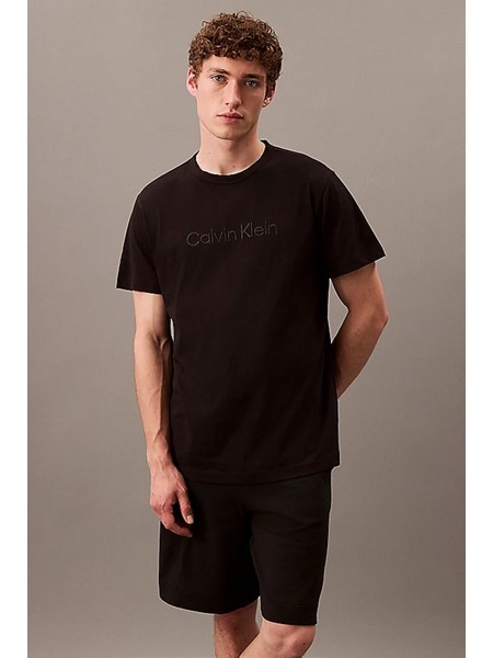 Image00002 Calvin Klein Ανδρικό T-shirt-Μαύρο-000NM2748E - Image 1