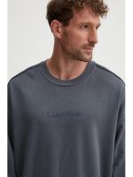 Calvin Klein Ανδρικό Βαμβακερό Φούτερ-Γκρί - Image 3
