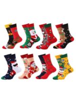 Zen Christmas Socks Santa Claus Sleigh - Image 2