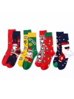 Zen Christmas Socks Santa Claus Sleigh - Image 3