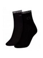 Calvin Klein Γυναικείες Κάλτσες Lourex Black 2 Ζεύγη
