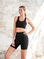 ΖΕΝ Midi Leggings Push-up Black