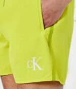 Calvin Klein Ανδρικό Μαγιό Medium Drawstring Lemonade Yellow - Image 2