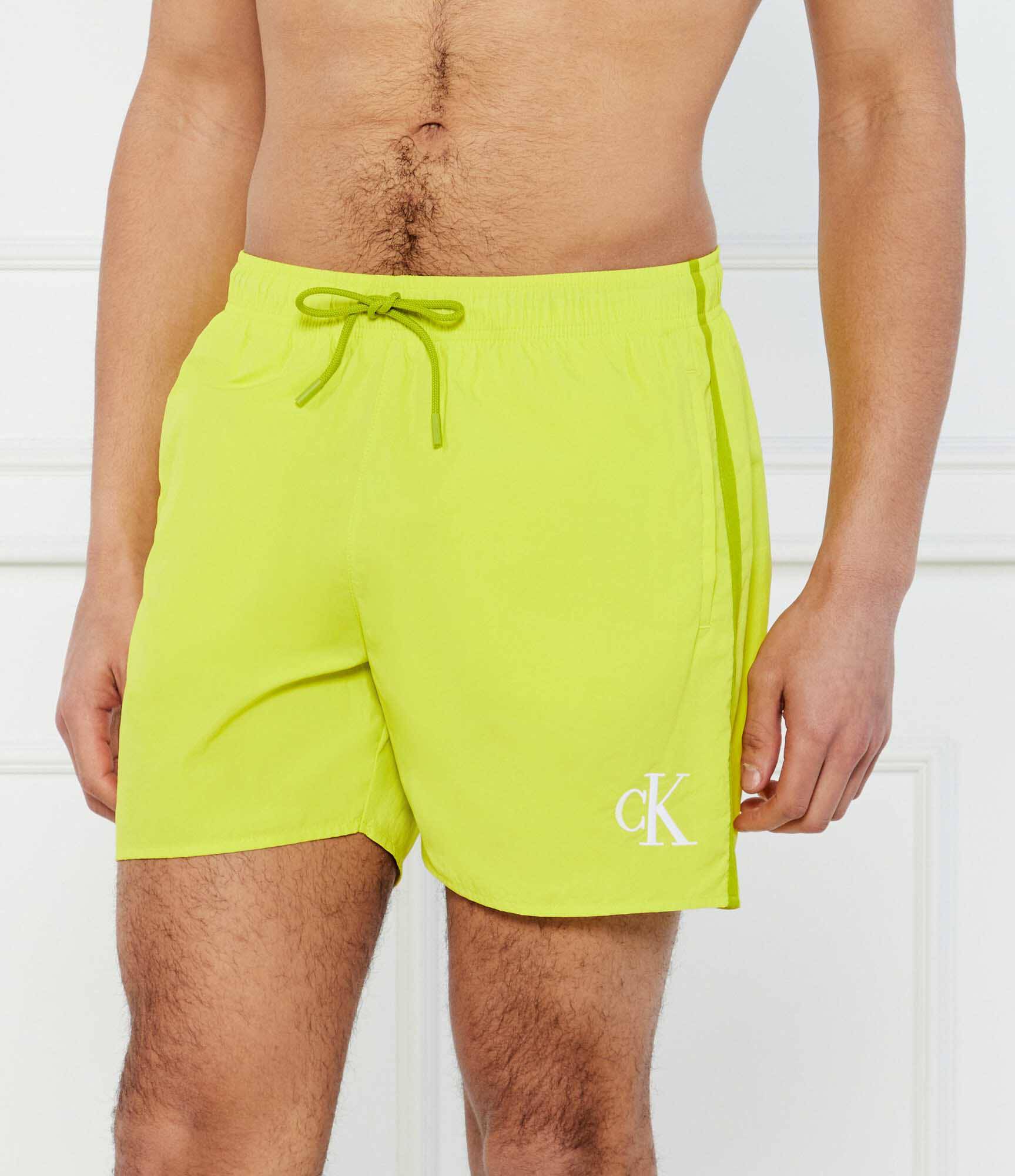 1102 - LRF Calvin Klein Ανδρικό Μαγιό Medium Drawstring Lemonade Yellow - Image 1