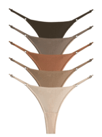 Zen Γυναικείο String Βαμβακερό Ριπ - Image 2