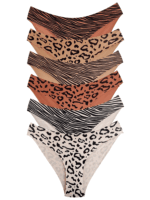 Zen Γυναικείο Εσώρουχο Slip Lazer Cut Animal Print