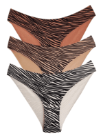 Zen Γυναικείο Εσώρουχο Slip Lazer Cut Animal Print - Image 4