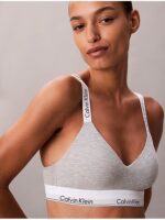 Calvin Klein Lightly Lined Bralette Grey Heather - Image 4