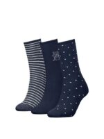 Tommy Hilfiger Γυναικείες Κάλτσες Giftbox Navy 3Pack