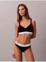 Calvin Klein Γυναικείο Thong Εσώρουχο Black - Image 3