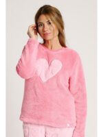 Muidemi Γυναικεία Πιτζάμα Fleece Pink - Image 4