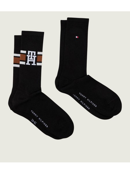 fash_22 Tommy Hilfiger Ανδρικές Αθλητικές Κάλτσες Black 2Pack - Image 1