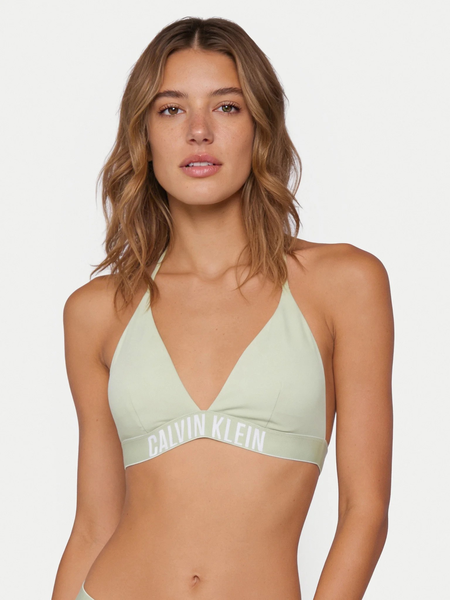 Image new Calvin Klein Γυναικείο Μαγιό Τρίγωνο Light Green - Image 1