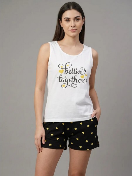Zen Γυναικείες πιτζάμες με σορτσάκι better together