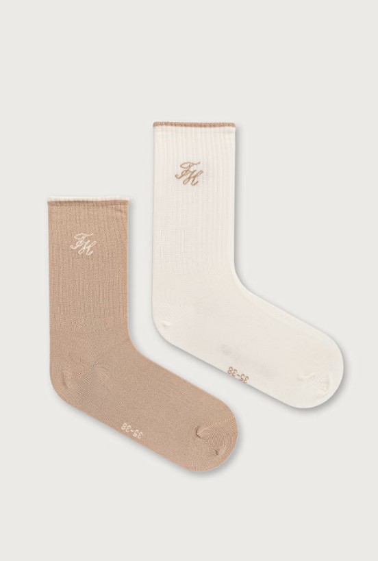 Tommy Hilfiger Γυναικείες Κάλτσες Sand 2Pack
