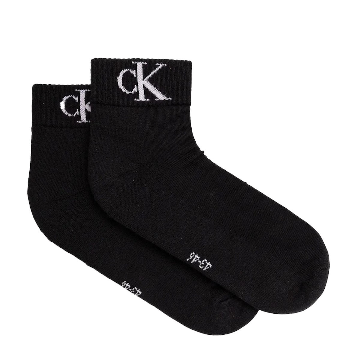 Calvin Klein Ανδρικές Ημίκοντες Κάλτσες Black 2Pack